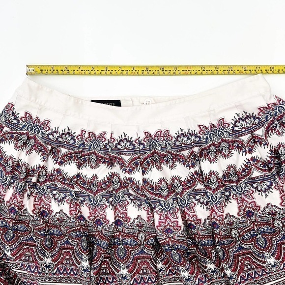 Talbots Woman Plus Size 16W Pleated Skirt Boho Summer - Picture 7 of 8